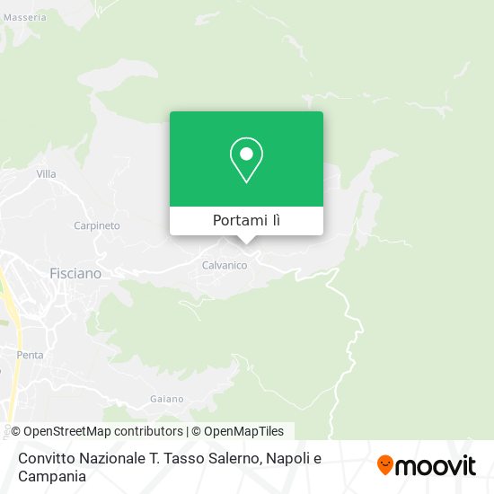 Mappa Convitto Nazionale T. Tasso Salerno