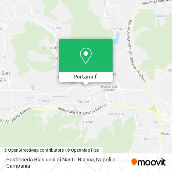 Mappa Pasticceria Biasiucci di Nastri Bianca