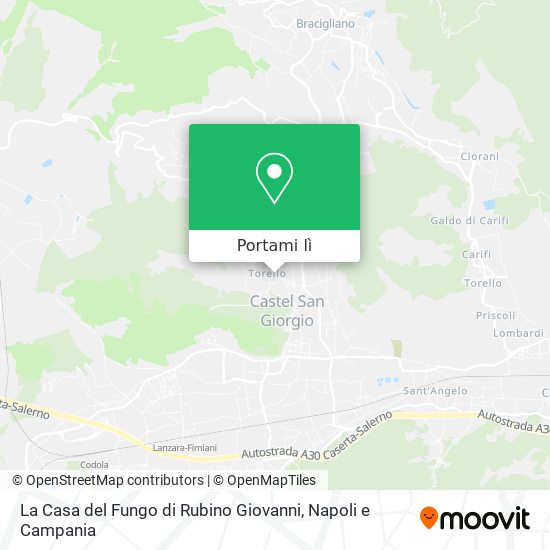 Mappa La Casa del Fungo di Rubino Giovanni