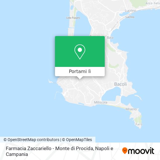 Mappa Farmacia Zaccariello - Monte di Procida
