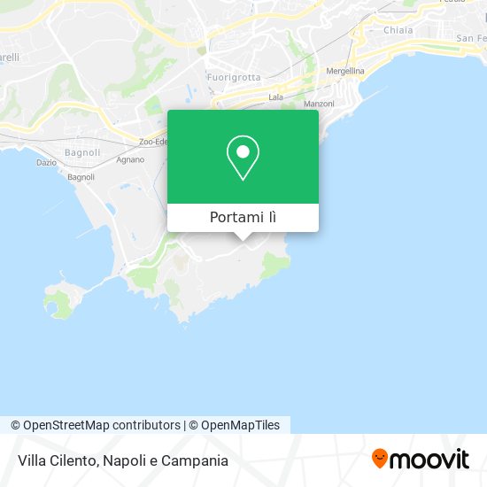 Mappa Villa Cilento