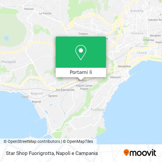 Mappa Star Shop Fuorigrotta