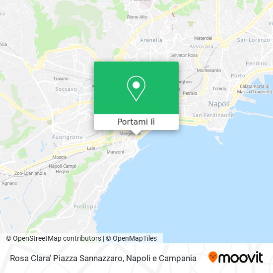 Mappa Rosa Clara' Piazza Sannazzaro