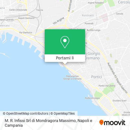 Mappa M. R. Infissi Srl di Mondragora Massimo