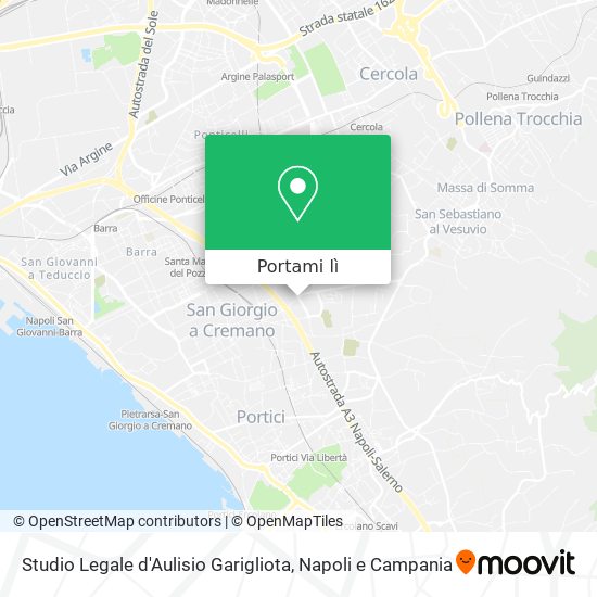 Mappa Studio Legale d'Aulisio Garigliota