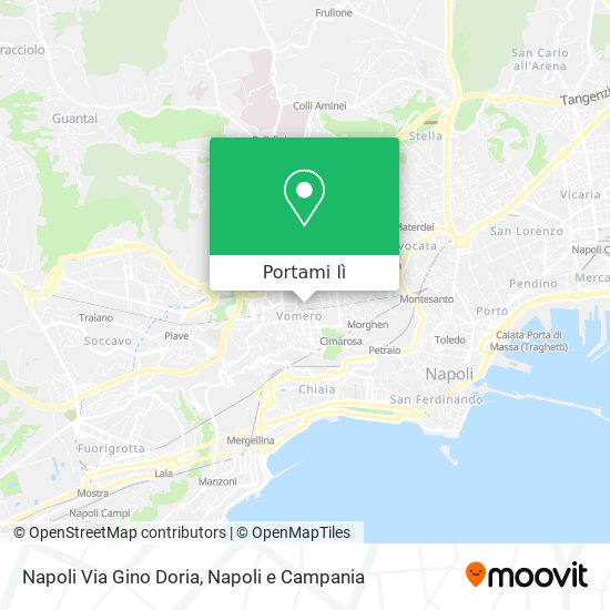 Mappa Napoli Via Gino Doria