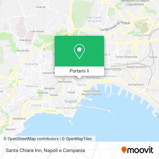 Mappa Santa Chiara Inn