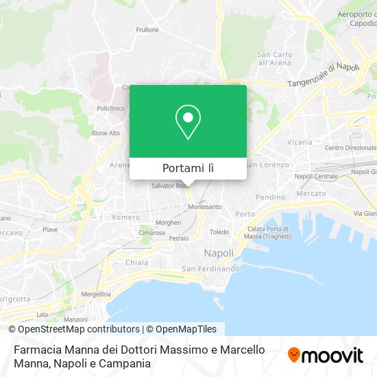 Mappa Farmacia Manna dei Dottori Massimo e Marcello Manna