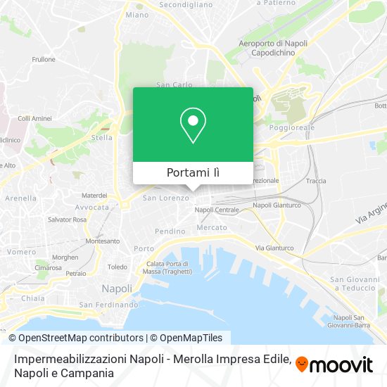 Mappa Impermeabilizzazioni Napoli - Merolla Impresa Edile