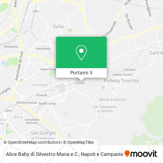 Mappa Alice Baby di Silvestro Maria e C.