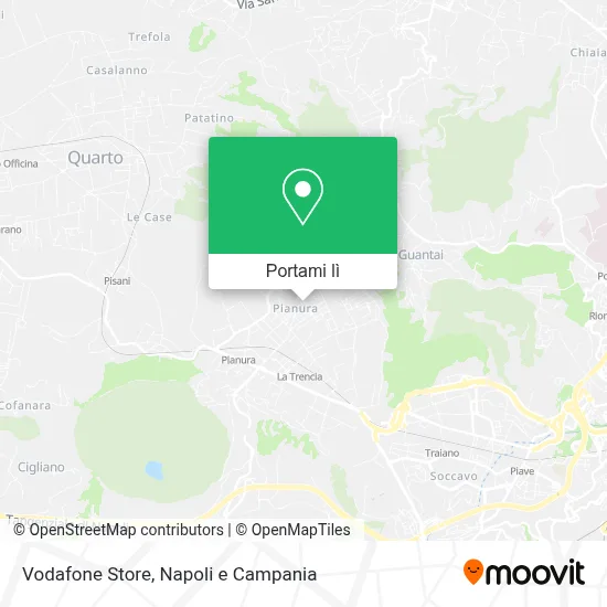 Mappa Vodafone Store