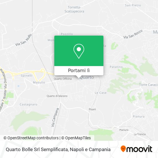 Mappa Quarto Bolle Srl Semplificata