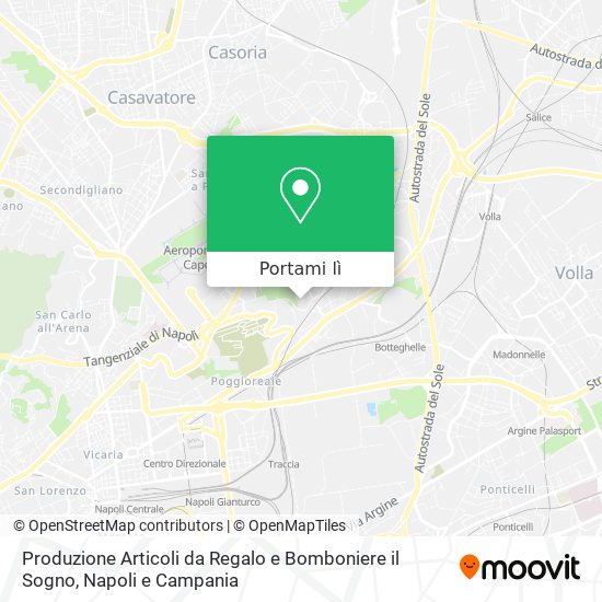 Mappa Produzione Articoli da Regalo e Bomboniere il Sogno