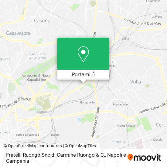 Mappa Fratelli Ruongo Snc di Carmine Ruongo & C.