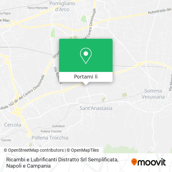 Mappa Ricambi e Lubrificanti Distratto Srl Semplificata