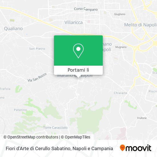 Mappa Fiori d'Arte di Cerullo Sabatino