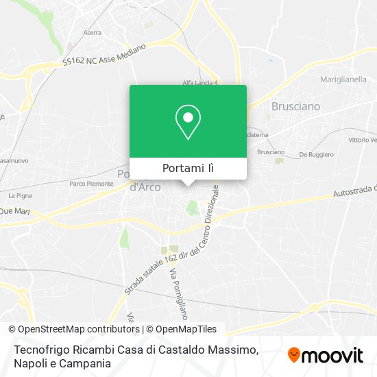 Mappa Tecnofrigo Ricambi Casa di Castaldo Massimo