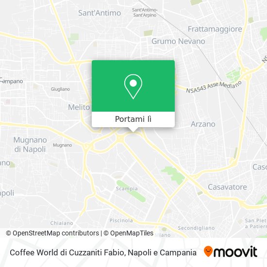 Mappa Coffee World di Cuzzaniti Fabio