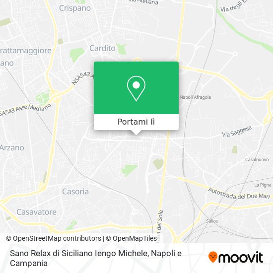 Mappa Sano Relax di Siciliano Iengo Michele