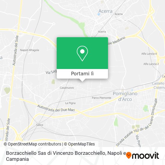 Mappa Borzacchiello Sas di Vincenzo Borzacchiello