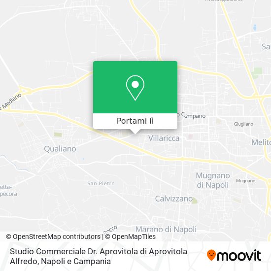 Mappa Studio Commerciale Dr. Aprovitola di Aprovitola Alfredo