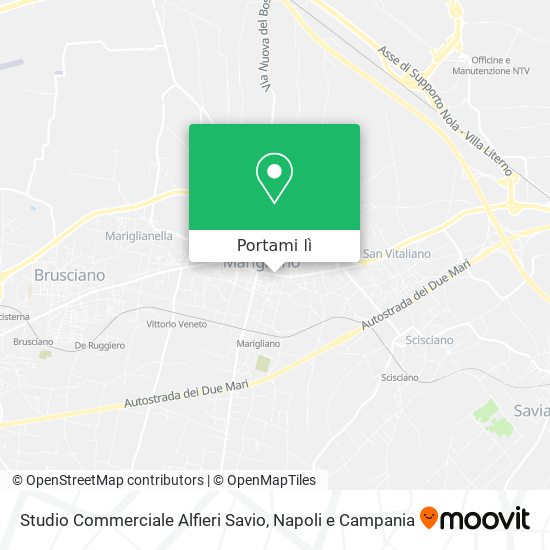 Mappa Studio Commerciale Alfieri Savio