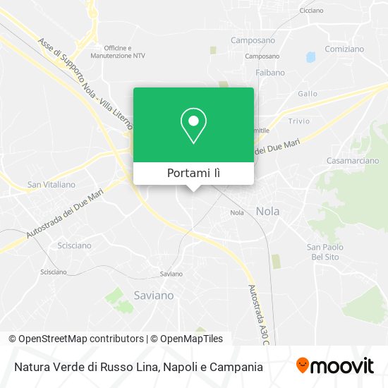 Mappa Natura Verde di Russo Lina