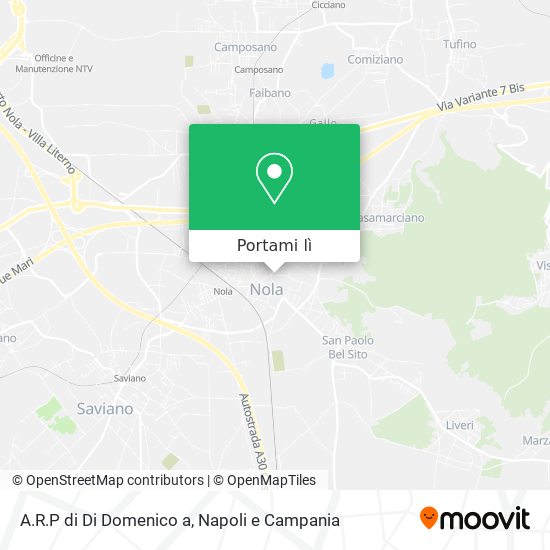 Mappa A.R.P di Di Domenico a