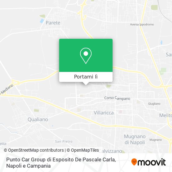 Mappa Punto Car Group di Esposito De Pascale Carla