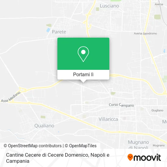 Mappa Cantine Cecere di Cecere Domenico