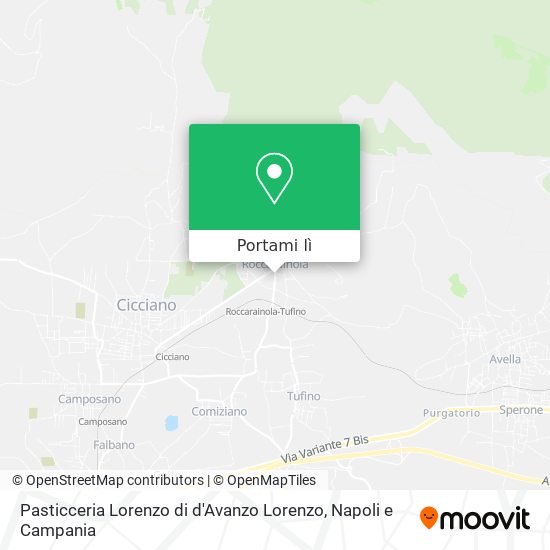 Mappa Pasticceria Lorenzo di d'Avanzo Lorenzo