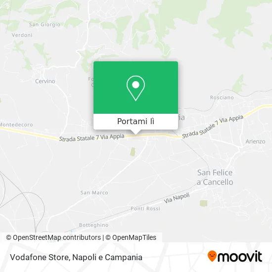 Mappa Vodafone Store