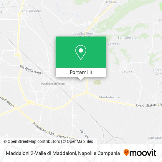 Mappa Maddaloni 2-Valle di Maddaloni