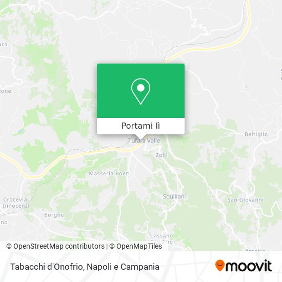 Mappa Tabacchi d'Onofrio