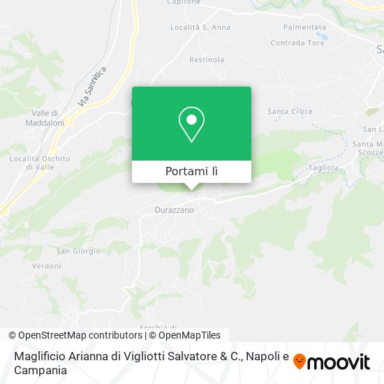 Mappa Maglificio Arianna di Vigliotti Salvatore & C.