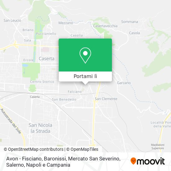 Mappa Avon - Fisciano, Baronissi, Mercato San Severino, Salerno
