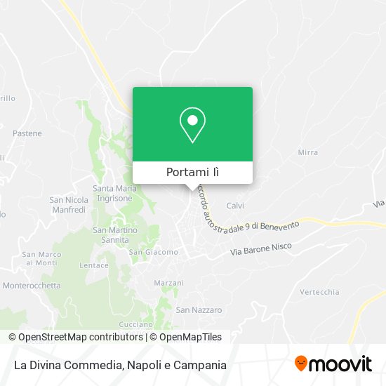 Mappa La Divina Commedia