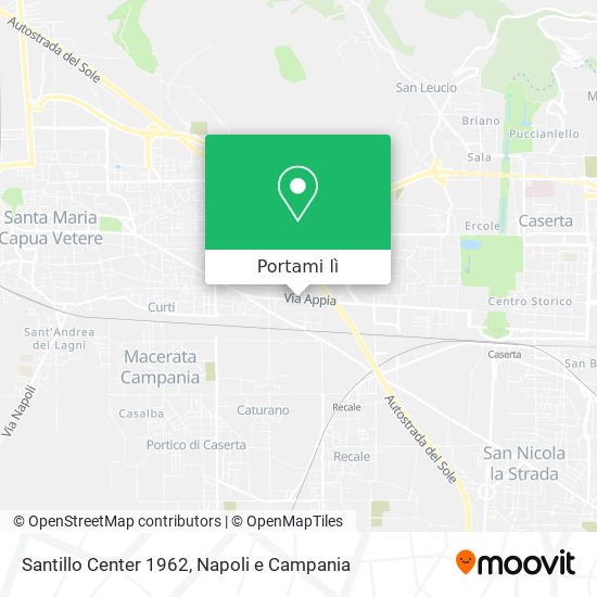 Mappa Santillo Center 1962