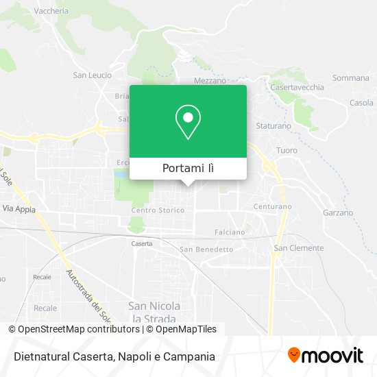 Mappa Dietnatural Caserta