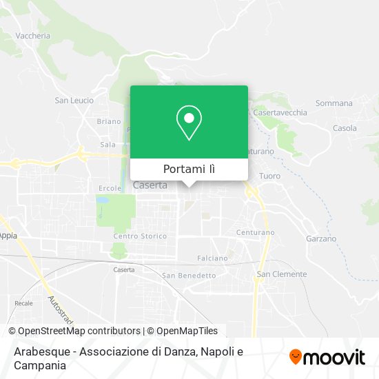 Mappa Arabesque - Associazione di Danza