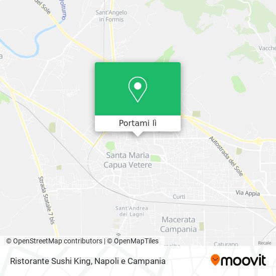 Mappa Ristorante Sushi King