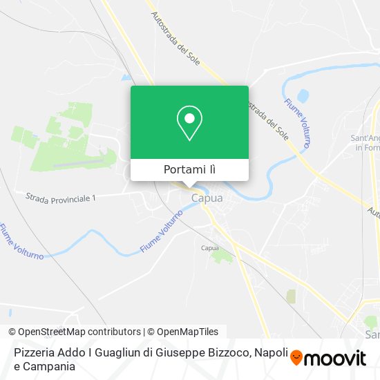 Mappa Pizzeria Addo I Guagliun di Giuseppe Bizzoco