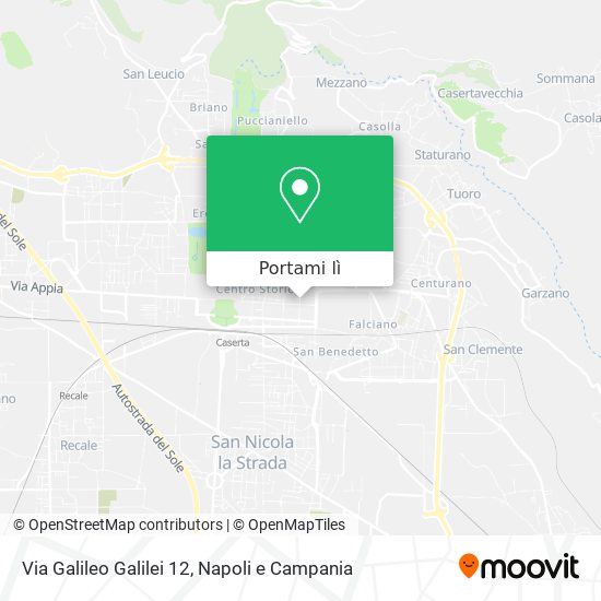 Mappa Via Galileo Galilei  12