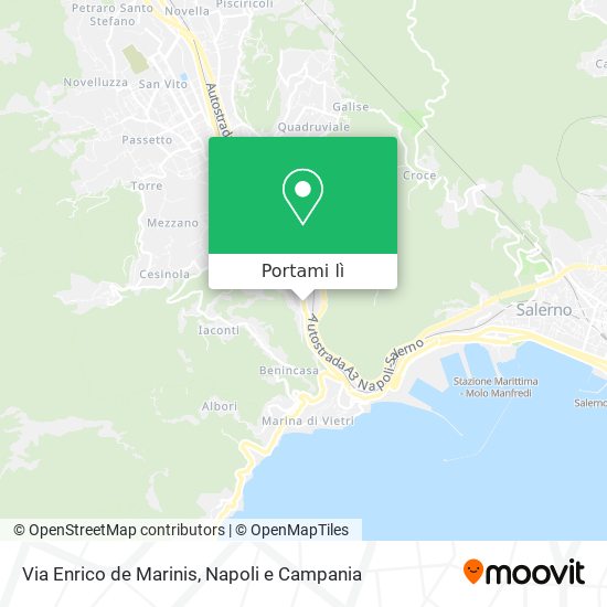 Mappa Via Enrico de Marinis