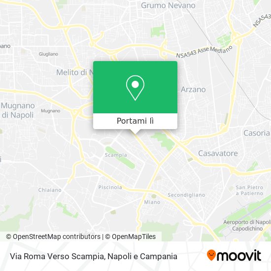 Mappa Via Roma Verso Scampia