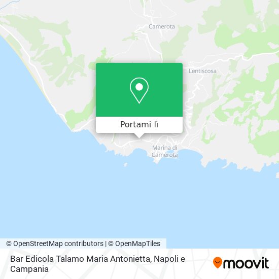 Mappa Bar Edicola Talamo Maria Antonietta