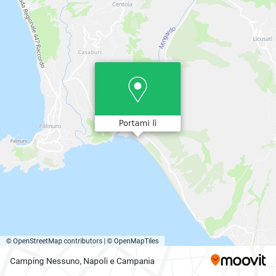 Mappa Camping Nessuno