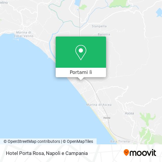 Mappa Hotel Porta Rosa