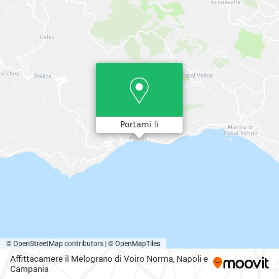 Mappa Affittacamere il Melograno di Voiro Norma