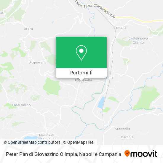 Mappa Peter Pan di Giovazzino Olimpia